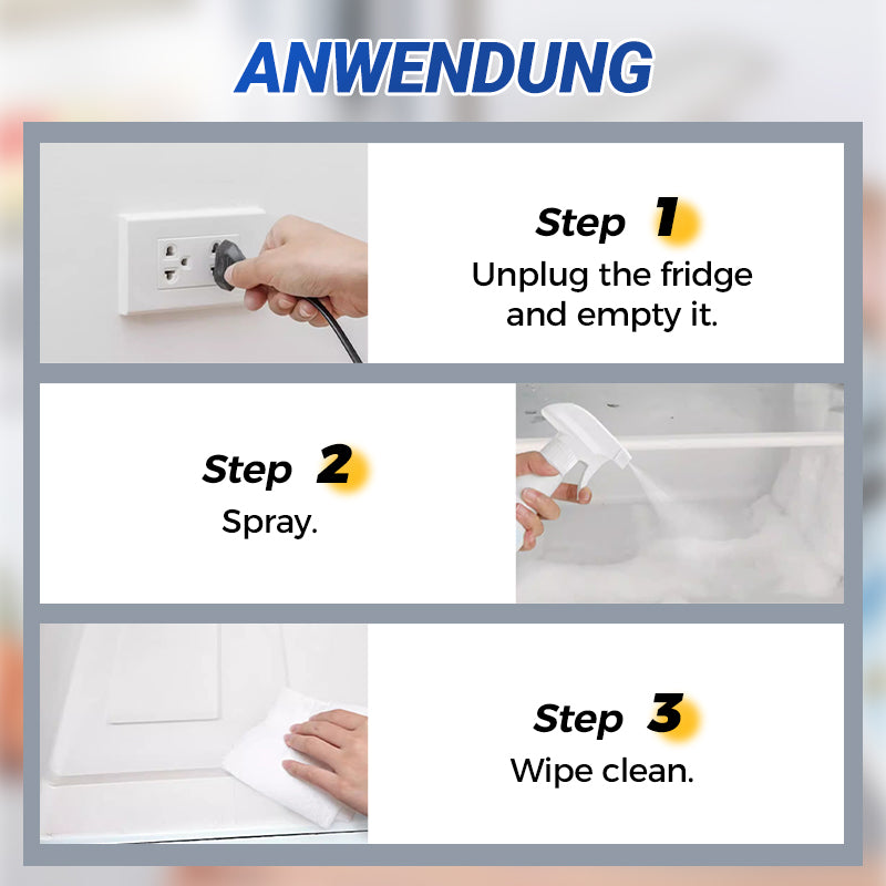 🧊BUY 2 GET 1 FREE! ✨ Defrosting Spray for Fridge & Freezer - Rapid Ice Removal with Eco-Friendly Formula for Effortless Cleaning 🌿❄️