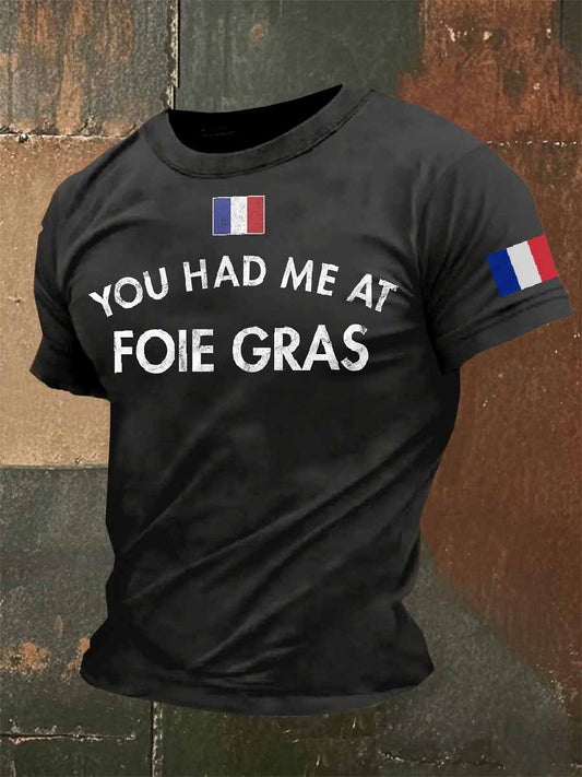 T-Shirt Décontracté À Imprimé Cuisine Française Vintage