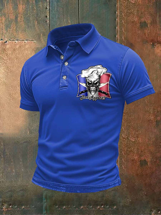 Polo Décontracté Vintage De Chef English