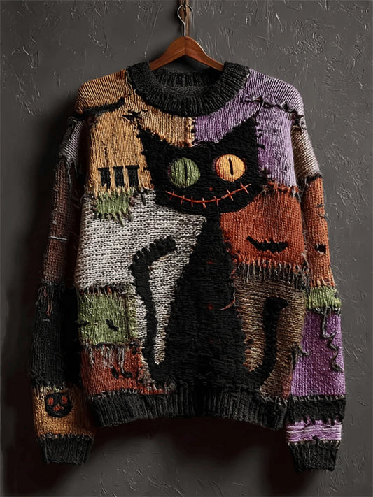 Pull Halloween Chat Noir Homme
