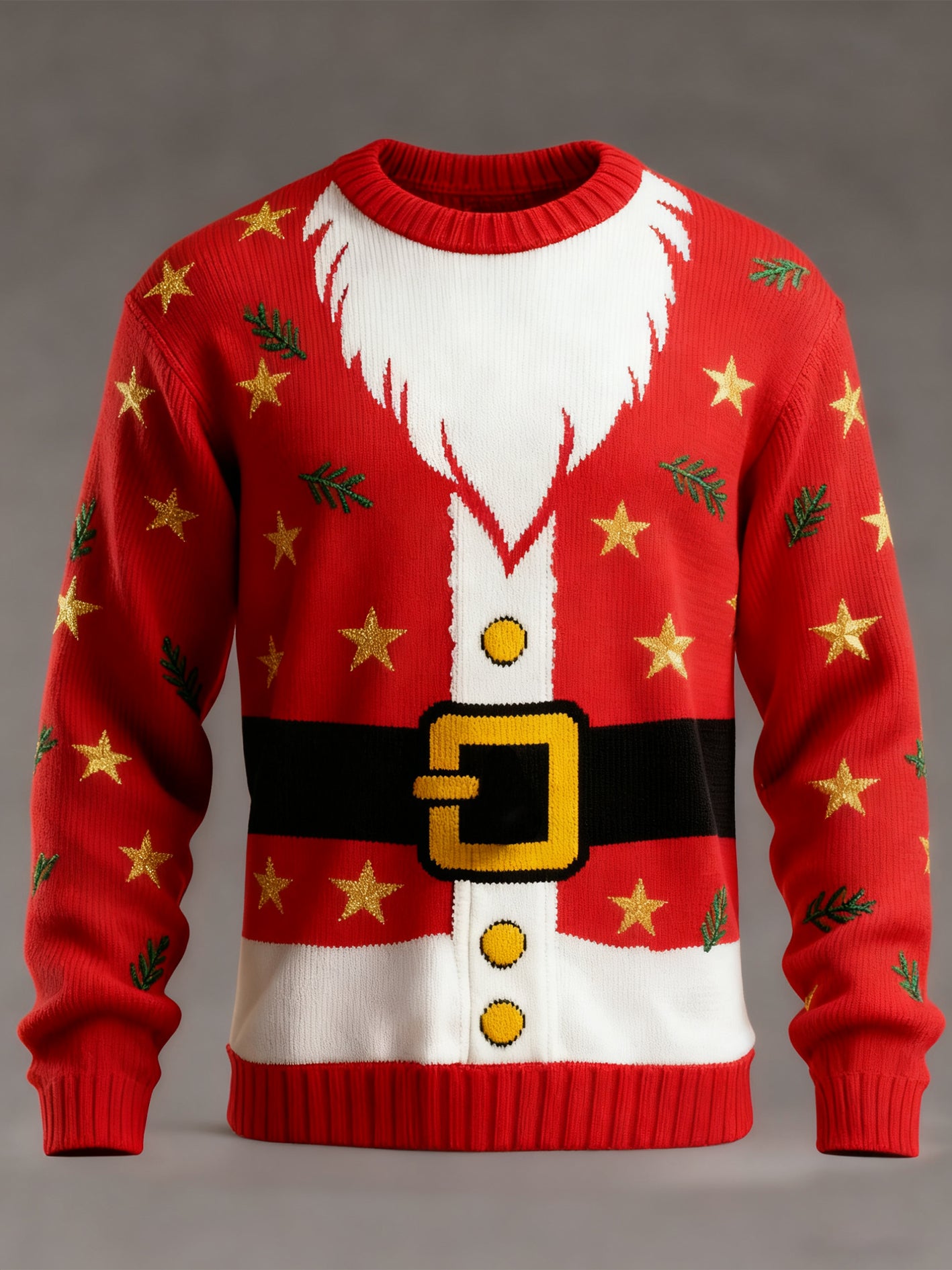 Pull imitation décontracté imprimé de Noël pour hommes