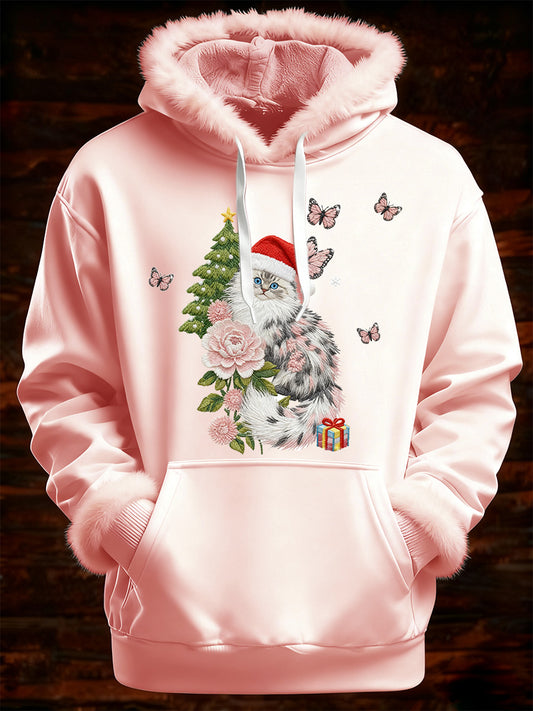 Noël à manches longues Art Print Sweatshirt des femmes