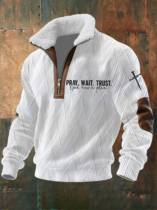 Sweat-shirt décontracté Vintage Art Faith pour hommes