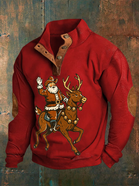 Sweatshirts Western Christmas pour hommes