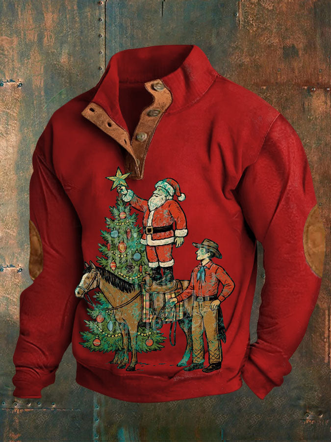 Sweatshirts Western Christmas pour hommes