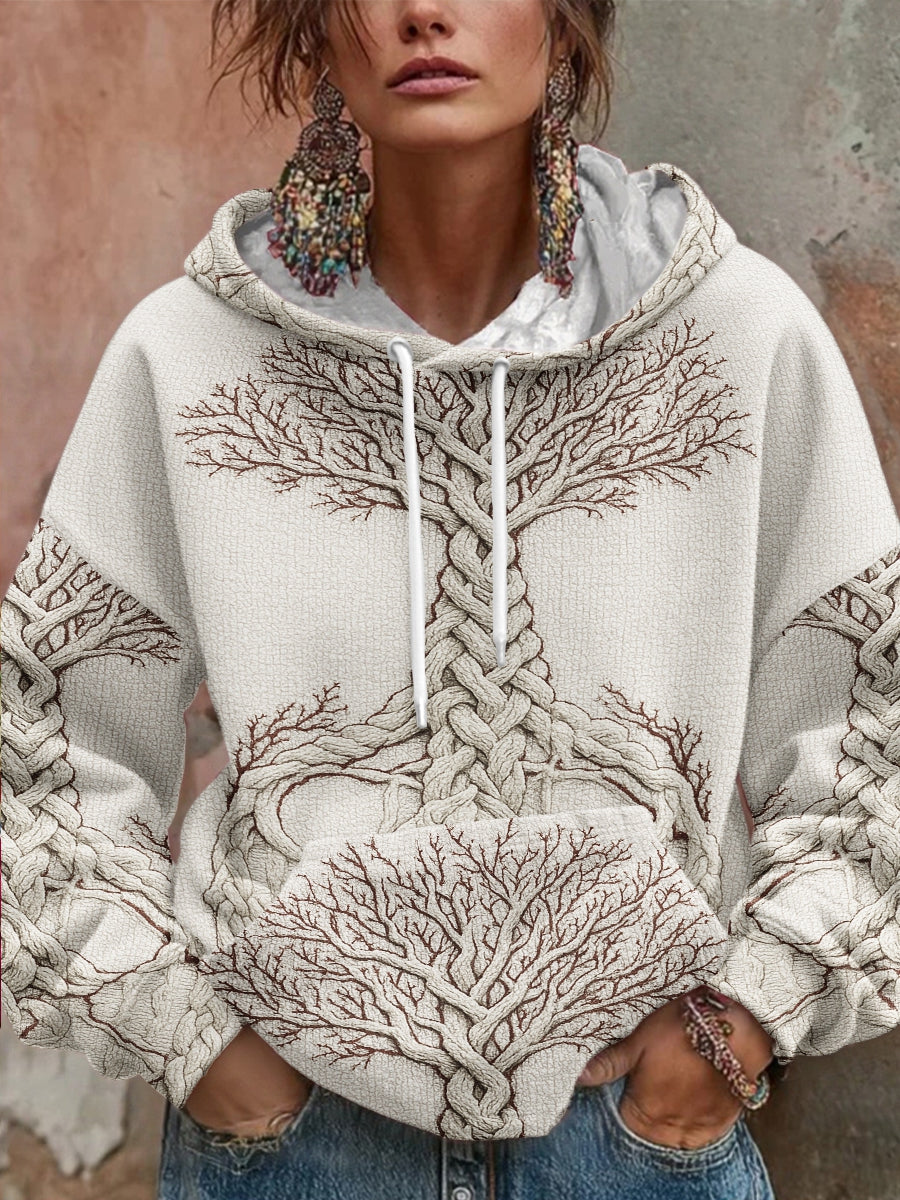 Chandail à capuchon Viking Tree of Life Femme