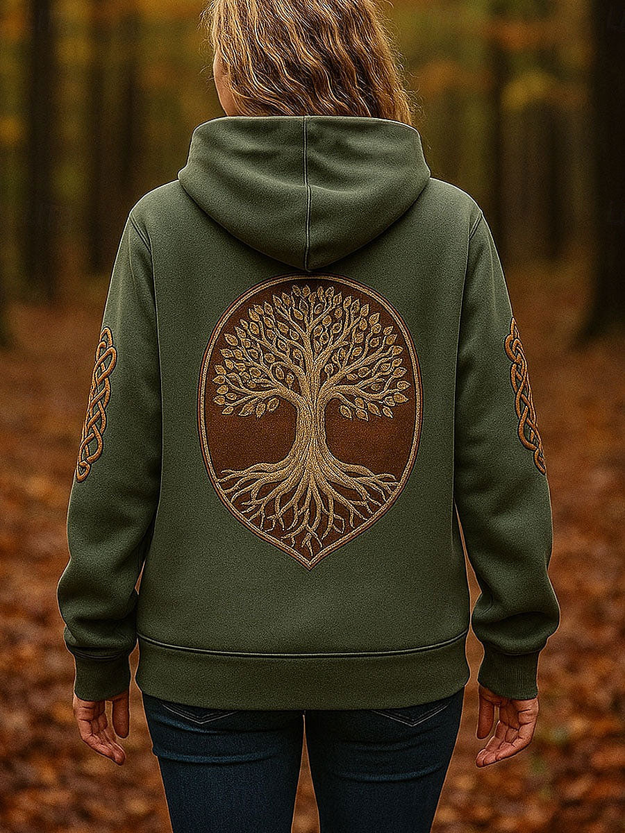Chandails à capuchon Tree of Life Femme