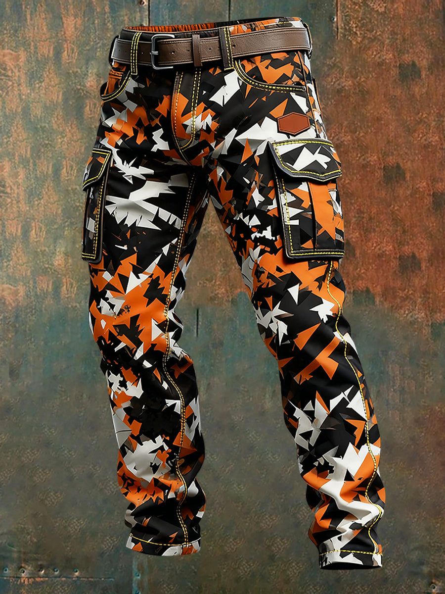 Pantalon de travail décontracté de style d'affaires rétro pour hommes