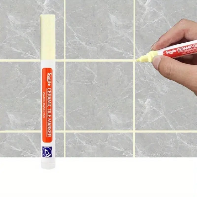 🔥40% OFF🔥BUY 1 GET 1 FREE🔥Anti-Mould & Waterproof Joint Pen for Ceramic Tiles! ✨