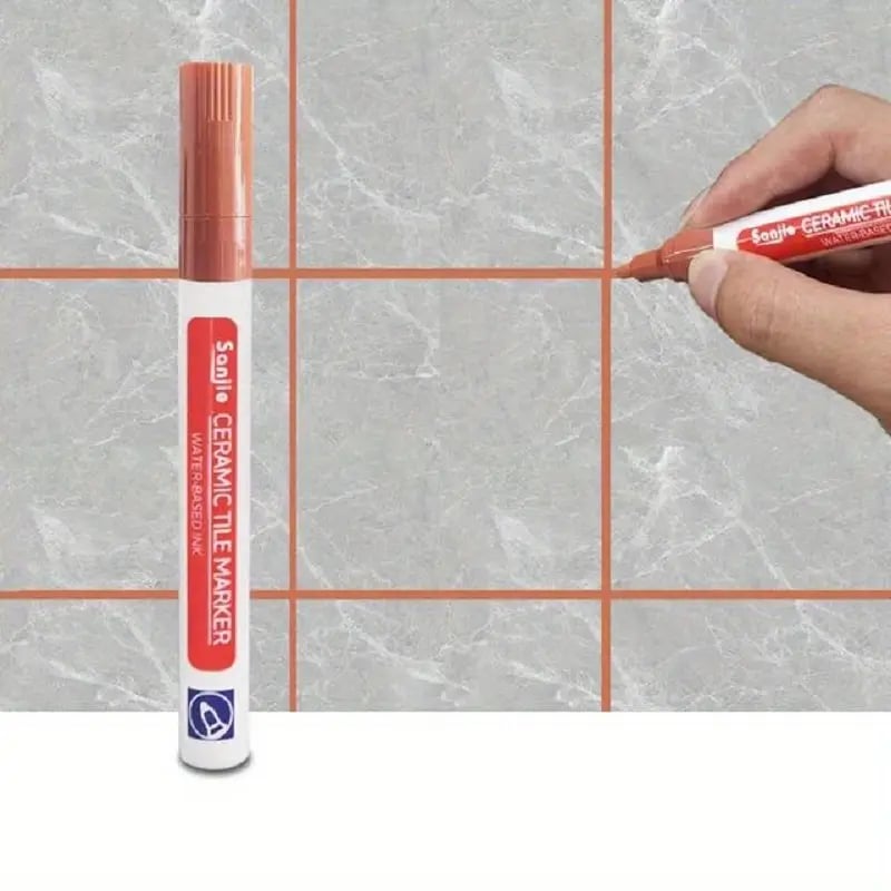 🔥40% OFF🔥BUY 1 GET 1 FREE🔥Anti-Mould & Waterproof Joint Pen for Ceramic Tiles! ✨