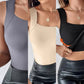 Women’s Thermal U-Neck Top with Built-In Bra💗No Bra Needed! Warm & Cozy