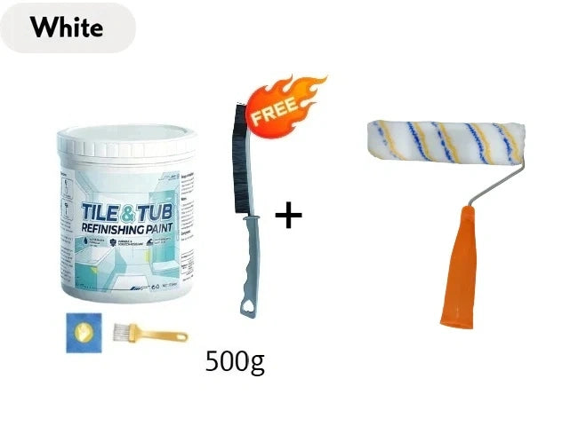 🥳2026 HOT SALE🥳💞50K+ SOLD!⚡ 50% OFF!Premium Tile & Tub Refinishing Paint Kit