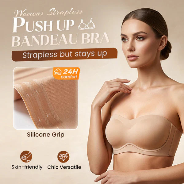 🏆ONLY ￡12.9!!✨Lusait SecureFit Non-Slip Wireless Strapless Bra