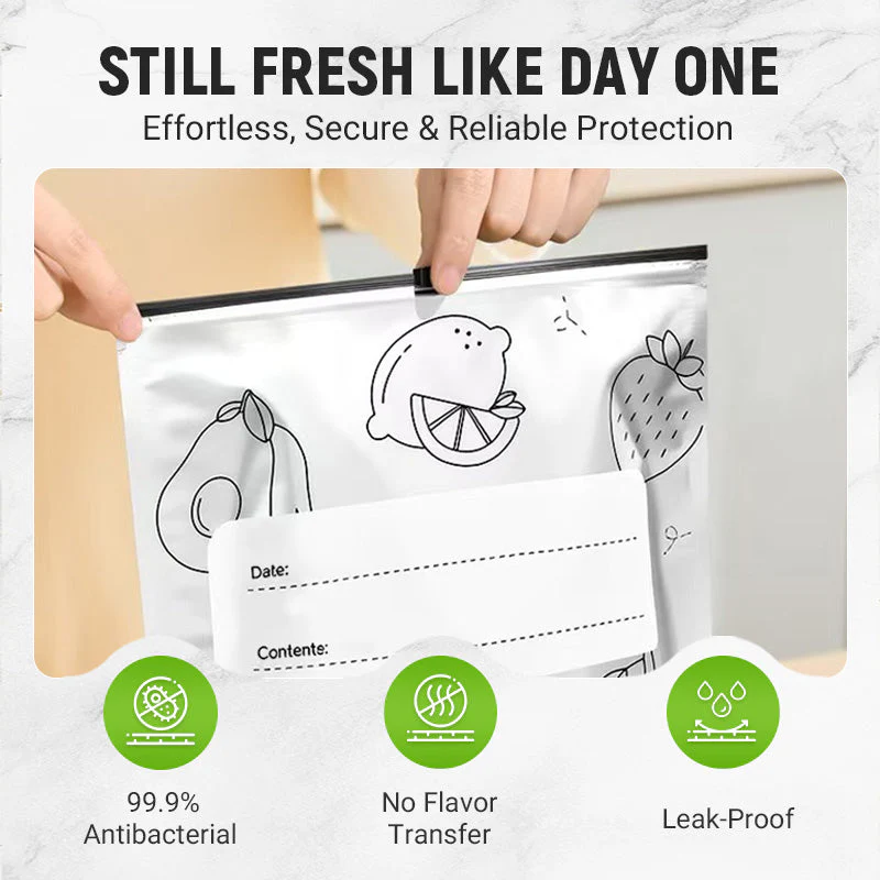 🥦Reusable Aluminum Foil Sealable Storage Bags