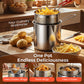 🔥Hot Sale 49% OFF🔥304 Stainless Steel Multifuntional Fryer✨Restaurant-quality food at home🍟