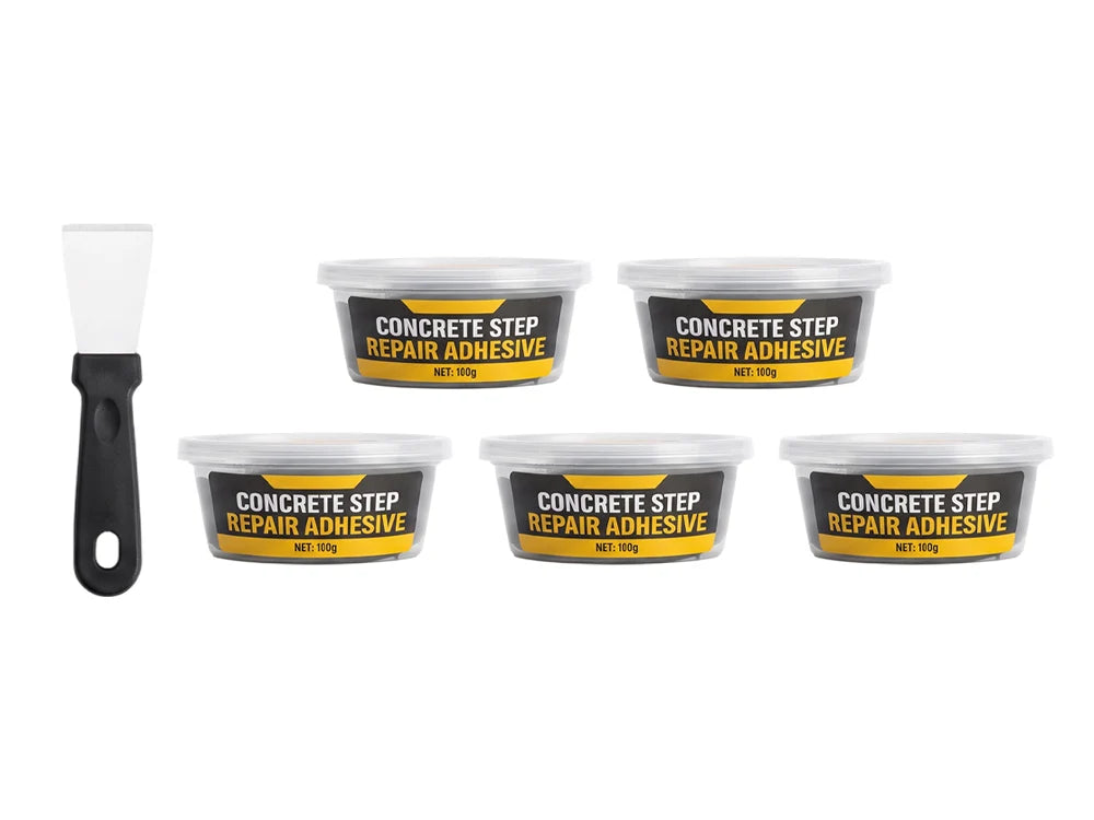 🥳2026 HOT SALE🥳💞50K+ SOLD!🔧🏠 50% OFF! Concrete Step Repair Adhesive – Permanently bonds cracked stairs & walkways. Weatherproof – resists heat, ice & rain. Walk safely again! 🛡️✨