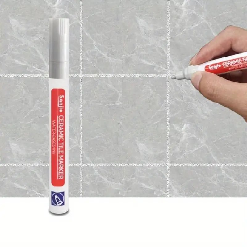🔥40% OFF🔥BUY 1 GET 1 FREE🔥Anti-Mould & Waterproof Joint Pen for Ceramic Tiles! ✨
