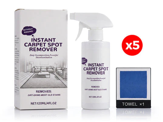 🥳2026 HOT SALE🥳🧼49% OFF! Powerful Carpet Stain Remover – No harsh fumes, hypoallergenic. Fast‑drying formula. Spray, wait, wipe – done. Restores carpet like new. 🏡💚