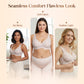 💗Special Price £9.99!⚡50K+ SOLD!!💕Womens Comfortable Wireless Bras Push Up Bralettes Seamless Tshirts Bras Deep V Everyday Bras