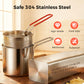 🔥Hot Sale 49% OFF🔥304 Stainless Steel Multifuntional Fryer✨Restaurant-quality food at home🍟