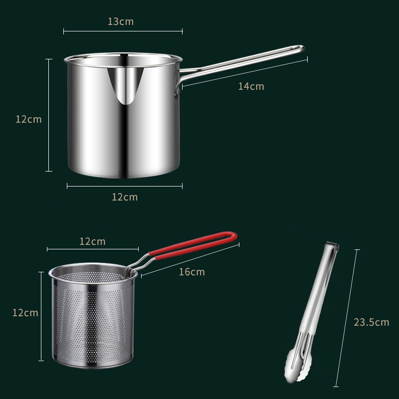 🔥Hot Sale 49% OFF🔥304 Stainless Steel Multifuntional Fryer✨Restaurant-quality food at home🍟