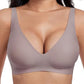 💗Special Price £9.99!⚡50K+ SOLD!!💕Womens Comfortable Wireless Bras Push Up Bralettes Seamless Tshirts Bras Deep V Everyday Bras