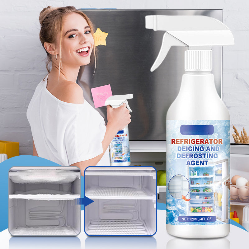 🧊BUY 2 GET 1 FREE! ✨ Defrosting Spray for Fridge & Freezer - Rapid Ice Removal with Eco-Friendly Formula for Effortless Cleaning 🌿❄️