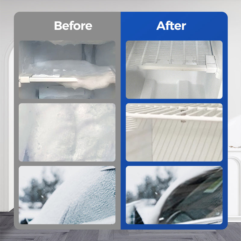 🧊BUY 2 GET 1 FREE! ✨ Defrosting Spray for Fridge & Freezer - Rapid Ice Removal with Eco-Friendly Formula for Effortless Cleaning 🌿❄️