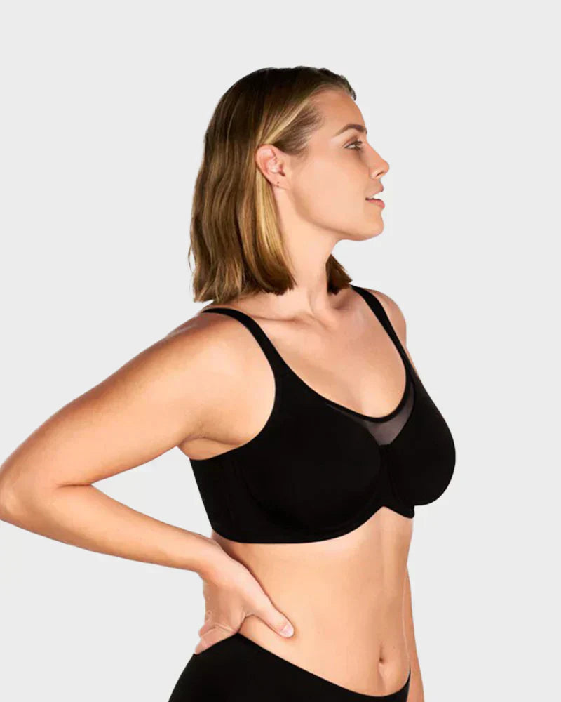 🏆 Summer Special Price £13.9 ! 💐Women's Elegant Sheer Full Coverage Plus Size Bra