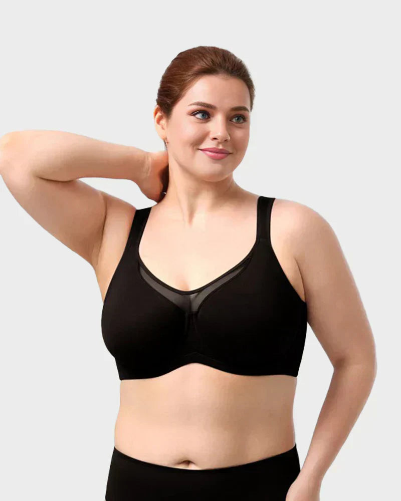 🏆 Summer Special Price £13.9 ! 💐Women's Elegant Sheer Full Coverage Plus Size Bra