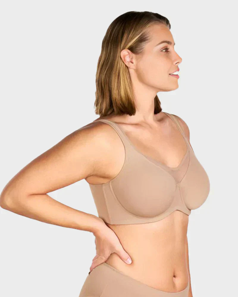 🏆 Summer Special Price £13.9 ! 💐Women's Elegant Sheer Full Coverage Plus Size Bra