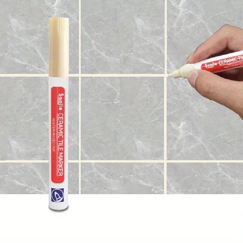 🔥40% OFF🔥BUY 1 GET 1 FREE🔥Anti-Mould & Waterproof Joint Pen for Ceramic Tiles! ✨
