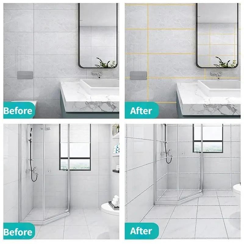 🔥40% OFF🔥BUY 1 GET 1 FREE🔥Anti-Mould & Waterproof Joint Pen for Ceramic Tiles! ✨