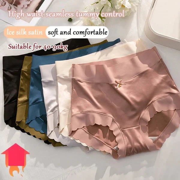 💥2026 Hot Sale 💕Premium Satin Antibacterial Moisture-absorbing Pantiess
