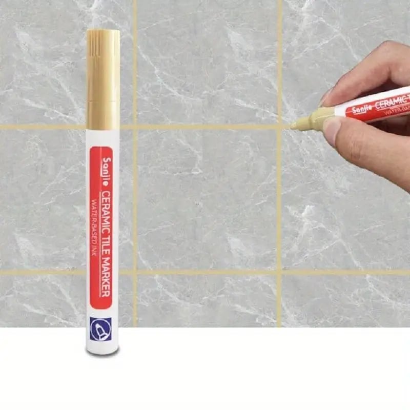 🔥40% OFF🔥BUY 1 GET 1 FREE🔥Anti-Mould & Waterproof Joint Pen for Ceramic Tiles! ✨