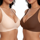 💗55% OFF⚡50K+ SOLD💕 Jelly Wireless Womens Comfortable Wireless Bras Push Up Bralettes Seamless Tshirts Bras Deep V Everyday Bras