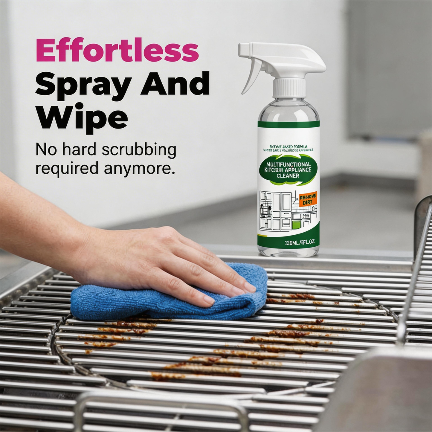 🥳 2026 HOT SALE 🥳  💥 50% OFF! Heavy-duty BBQ degreaser spray – works fast, removes grease instantly. Spray & wipe, no scrubbing required. Restore your BBQ’s shine in minutes. 🍖✨