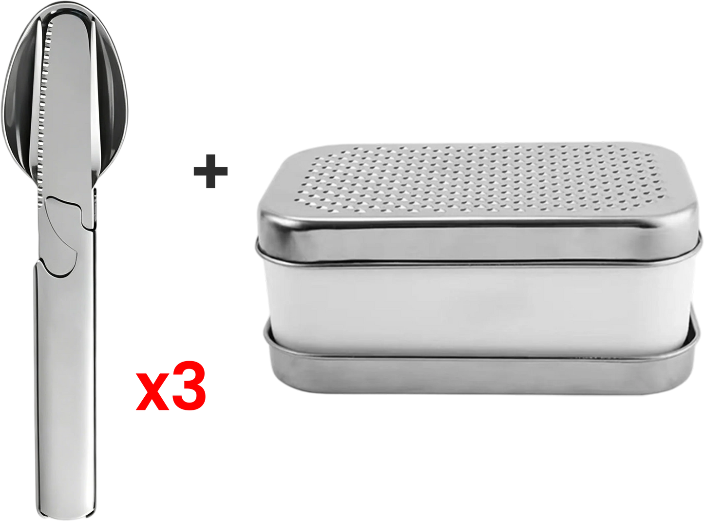 🎉 Summer Bestsellers – 50% OFF✨ 4-in-1 Pure Titanium Portable Cutlery Set