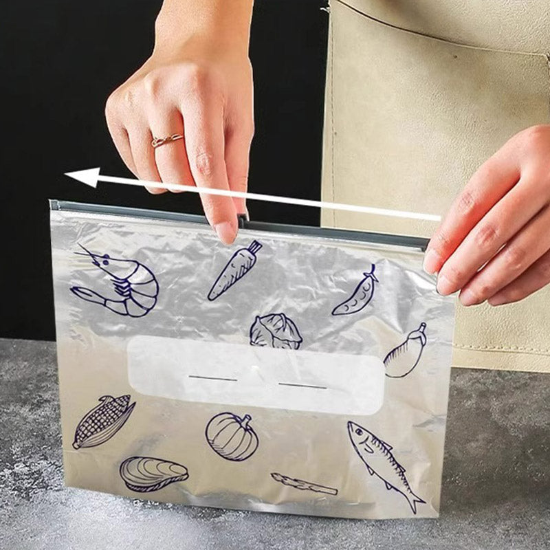 🔥Buy 3 get 2 free🥦Reusable Aluminum Foil Sealable Storage Bags