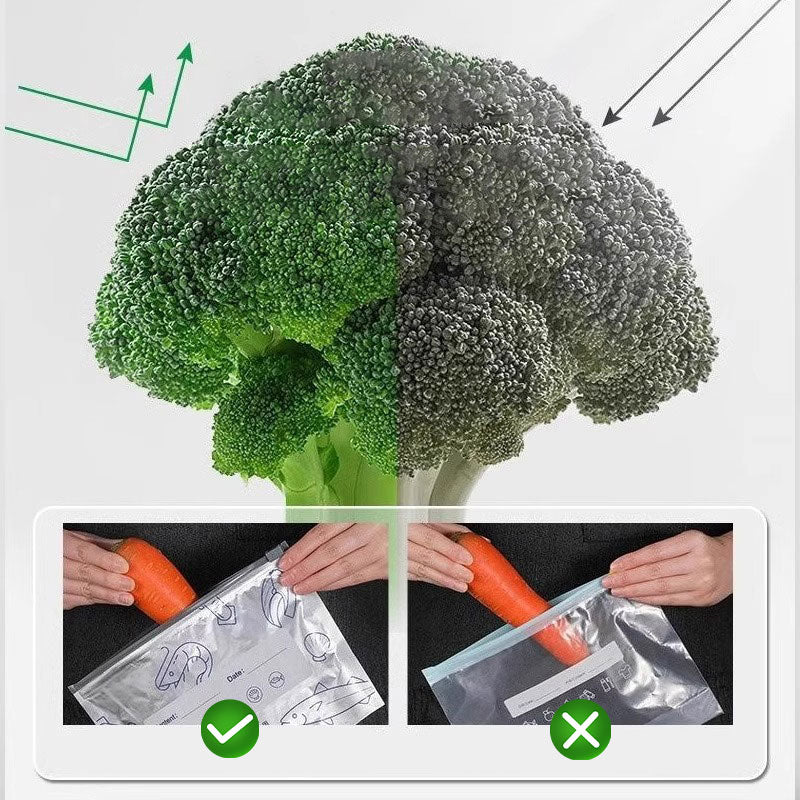 🔥Buy 3 get 2 free🥦Reusable Aluminum Foil Sealable Storage Bags