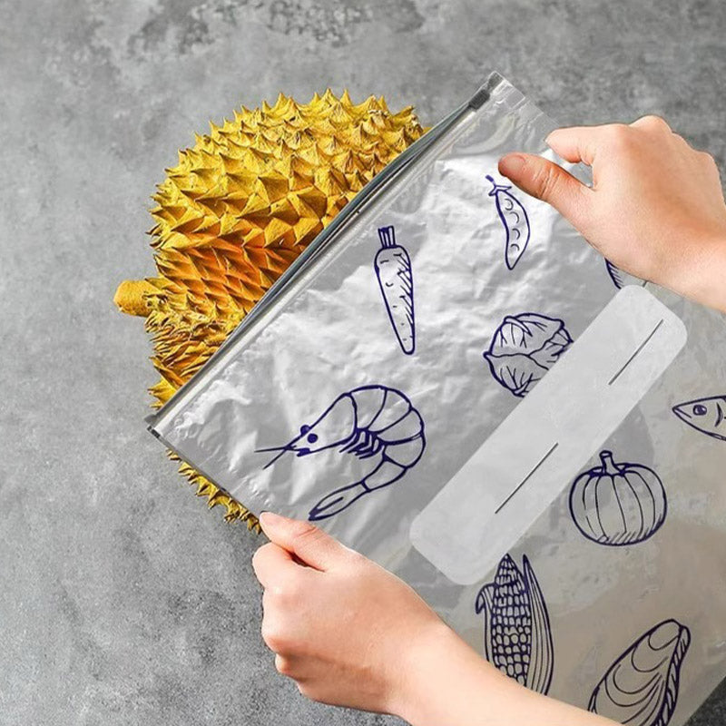 🔥Buy 3 get 2 free🥦Reusable Aluminum Foil Sealable Storage Bags