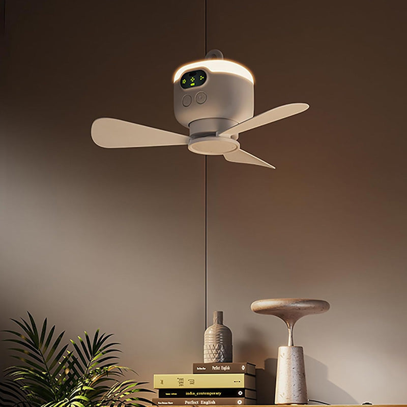 ⏳40% OFF🔥🍃Ultra-Quiet Rechargeable Ceiling Fan with LED Light🔌 | For Bedroom 😴, Kitchen 👩‍🍳 & Garage 🛠️ – UK Free shipping!