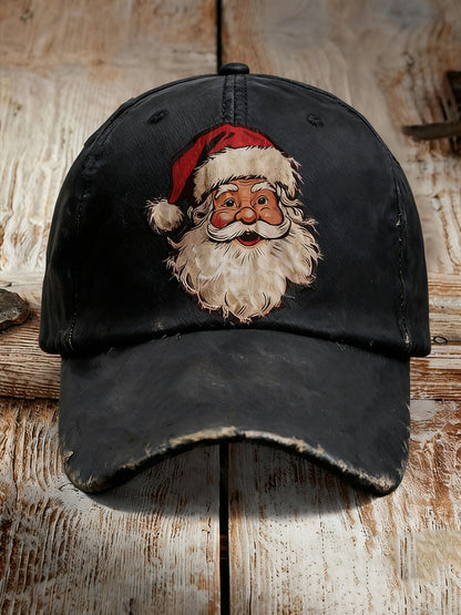 Chapeau unisexe décontracté imprimé du père Noël