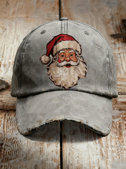 Chapeau unisexe décontracté imprimé du père Noël