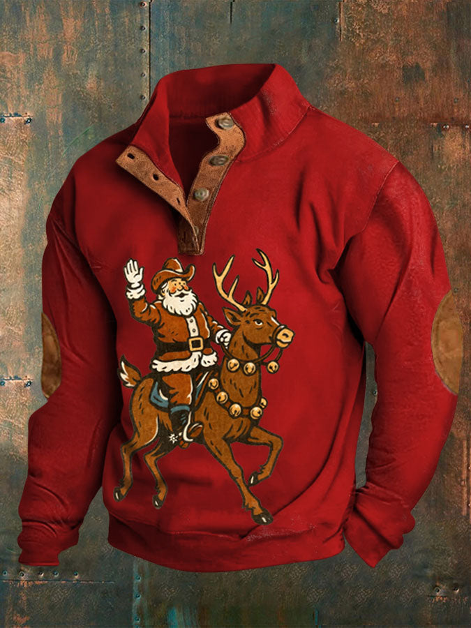 Sweatshirts Western Christmas pour hommes