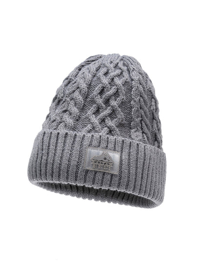 Bonnet tricoté unisexe en tricot câblé