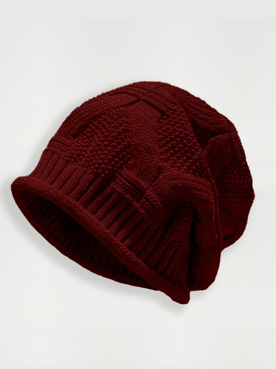 Bonnet tricoté unisexe