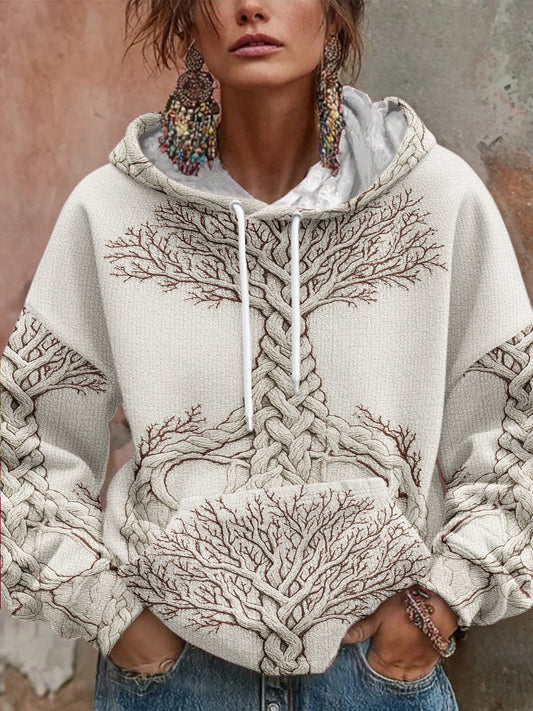 Chandail à capuchon Viking Tree of Life Femme