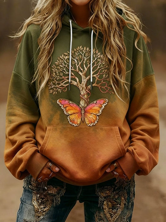 Chandails à capuchon Tree of Life Femme