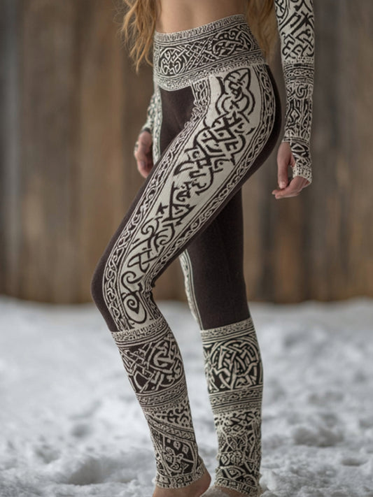 Legging Viking doublé en velours Femme